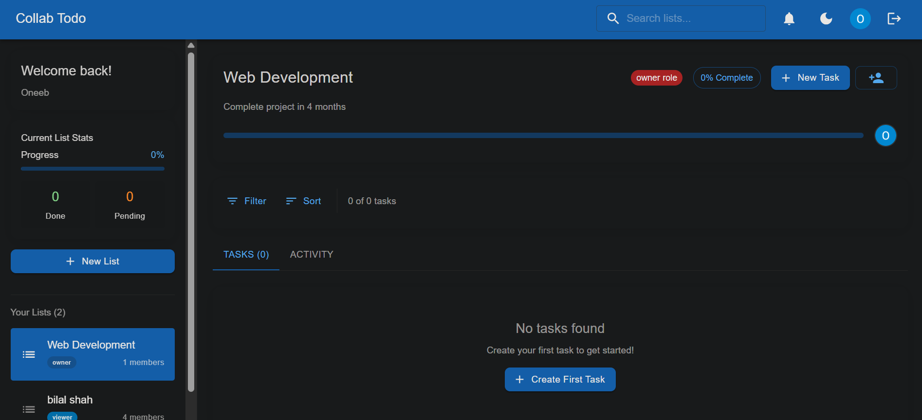 Collab Todo — Real-Time Task Manager